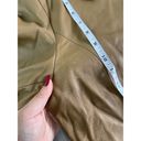 Vera Pelle  Jacket Womens X Large Tan Camel Real Leather Collared Full Zip Italy Photo 6