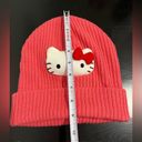 Sanrio Hello Kitty Plush Peek-a-Boo Cuff Beanie Photo 3