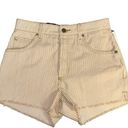 RVCA  Indi High-Rise Sunshine Women's 26 Button Fly Raw Edge Hem Denim Shorts NWT Photo 0