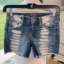 Arizona Jeans Acid wash Denim Jean Shorts Womens 0 Arizona Jean Co Cutoffs Photo 0