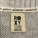 Roxy  cotton blend open front shawl collar long line cardigan sweater XL Photo 2