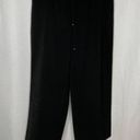 St. John  Sport Black Wide Leg Crop Pull On Pants‎ Photo 0