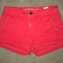 American Eagle Pink Khaki Shorts Photo 0