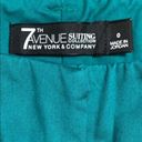 New York & Co. 7th Avenue Womens Dress Shorts Cuffed Stretch Teal Blue Size 0 Photo 6