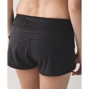 Lululemon Speed Short *4-way Stretch Black Size 6 Photo 2