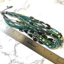 Coldwater Creek  blue abalone mule strand statement necklace Photo 6