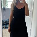 Forever 21 Linen Black Dress  Photo 0