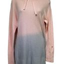 infinity  Sports Women Pink ombré thermal Yoga Loungewear Hooded Tunic Photo 0