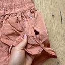 Free People  Movement Way Home High Rise Brushed Apricot Peach Size Small Shorts Photo 3