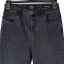 Cotton On Cotton-On SZ 10 Stretch Mom Jeans 5-Pocket Hi-Rise Zip-Fly Black Wash Womens Photo 1