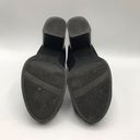 American Eagle  Black Faux Suede Block Chunky Heel Bootie Boot size 10 Photo 4