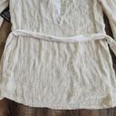 Retrofete Grace Sequin Dress in Moonglow White Size XS NWT Belt Long Sleeve Photo 9