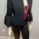 Isaac Mizrahi Collarless Bell Sleeve Blazer Photo 2