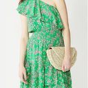 Draper James One Shoulder Green Dress Photo 0