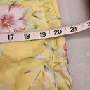 Ralph Lauren Lauren  Yellow Floral High Waisted Linen Vintage Shorts 6 Photo 8