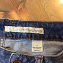 DKNY  Womens Medium Wash Mid Rise Cuffed Denim Jean Shorts Size 4 W28 Photo 3