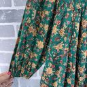Torrid  Green V Neck MIDI Boho Floral Dress Size 2X Photo 6