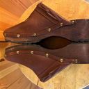 Ruff Hewn  Wood Clogs 7M Brown Leather Photo 4