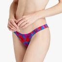 Vix Paula Hermanny  Mabel Riviera Bikini Bottoms Blue/Red Multi Medium NWT Photo 2