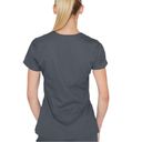 Grey's Anatomy Grey’s Anatomy Women’s Gray Mia 3 Pocket V Neck Scrub Top Photo 3