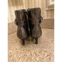 Anne Klein  size 5 womens alligator skin booties Photo 7