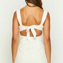 Beginning Boutique Taylor White Tie Back Mini Dress Photo 3