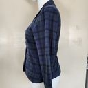 American Eagle Vintage Y2K! Navy/Black Plaid Blazer, Women's XS Photo 4