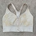 Free People  Zip Service Snakeskin Print Sports Bra Muted Beige XS/S Photo 2