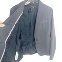 Mango MNG black pin striped blazer size 10 EUC Photo 2