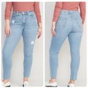 Old Navy Sky-Hi Straight Raw Hem Jeans Photo 8