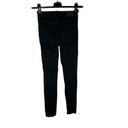 American Eagle  Womens Sz 00 Super High Rise Jegging Black Distressed Exposed Fly Photo 2