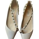 Valentino Garavani  Rockstud Crossover Ballet Flats Shoes Poudre Women’s 36 US 6 Photo 5