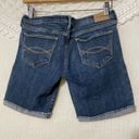 Bermuda Abercrombie Denim Cuffed  Medium Wash Shorts 16 Photo 1