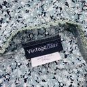 Vintage Blue Vintage Y2K  Grey/Green Floral Knee-Length Girly Skirt Photo 5