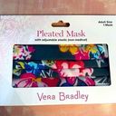 Vera Bradley  Pretty Posies Floral Cotton Pleated Mask Photo 0