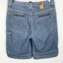 Bermuda Vintage Womens GX Know Who You Are  Jean Shorts Blue Medium Wash Size 30 Photo 4