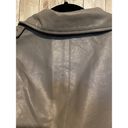 BCBGeneration  BCBG Gray Faux Leather Motorcycle Biker Moto Coat Jacket Size Smal Photo 11