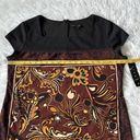 Tiana B . Women’s Bohemian cap sleeve sheath dress in black multicolored size XL Photo 3