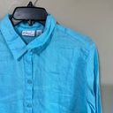 kim rogers  blue button Down L Photo 1