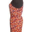 BCBGeneration  Women's Orange Glow Multi One Shoulder Dress Pockets Photo 1