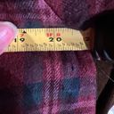 Thread and Supply  Burgundy, Purple & Blue Plaid Button Down Collard Shirt … Photo 10