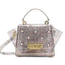 Zac Posen NWT ZAC  Eartha Top-Handle Crossbody Clear Floral Garden Handbag Photo 0