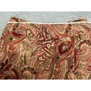 Peck & Peck 100% Silk Paisley Print  Long Midi Faux Wrap Skirt Vintage Retro Bohemian Size 4 Photo 4