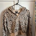 Playboy x Pacsun cheetah zip up jacket hoodie sweatshirt. Photo 0