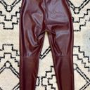 Chateau Wolford Estella Faux Leather Leggings in  Size 8 Photo 2