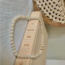 American Vintage Vintage “Ryver” Hidden Pearl Clasp Necklace 17.5” Baroque Ivory Cream Classic Photo 10