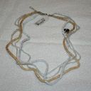 Style & Co New!!  White Wood Beaded Necklace ORIGINAL Photo 0