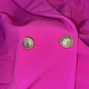 Generation Love  Women's Meg Crepe Blazer LARGE Magenta Career Happy Hour Classic Photo 5