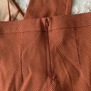Urban Outfitters Women’s Small UO Orange Cream Polka Dot High Neck Crop Top Ponte Pants Set Photo 6