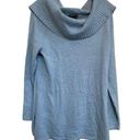 Lane Bryant  Rabbit Hair Cowl Neck Sweater - Light Blue Plus Size 14/16 Photo 0